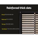 Teeno Queen Fabric Bed - Grey