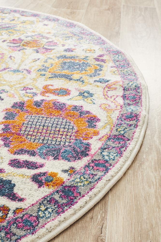 Akkadian Round Rug - Multi IV.