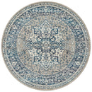 Akkadian Round Rug - Blue II.