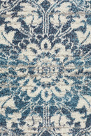 Akkadian Round Rug - Blue II.