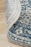 Akkadian Round Rug - Blue II.