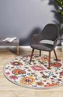 Akkadian Round Rug - Multi II.