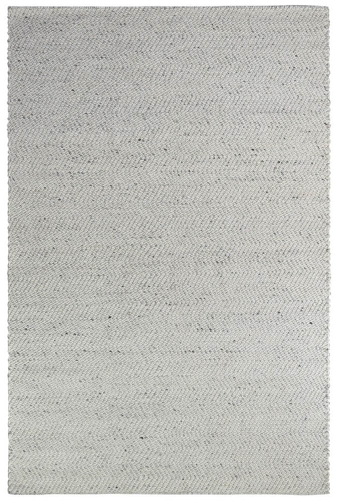 kalvin Wool Silver Ivory Rug.