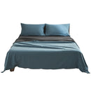 Sheet Set Cotton Sheets King Blue Dark Blue.