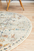 Millenia Round Rug - Silver.