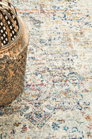 Millenia Runner Rug - Silver.
