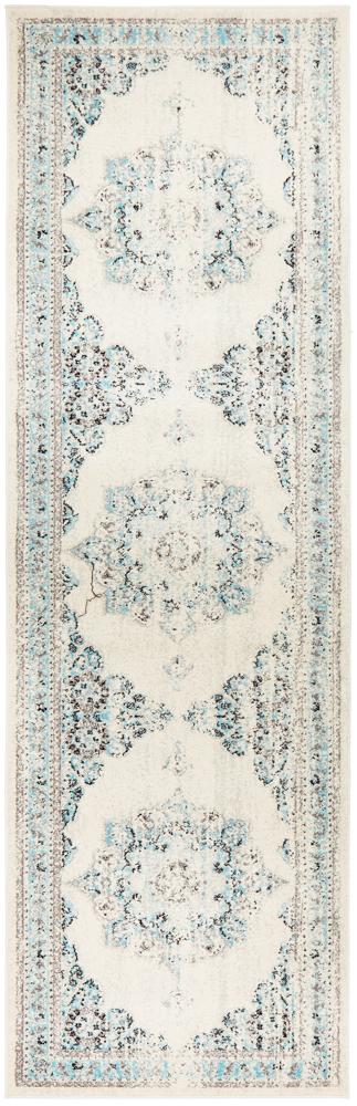 Millenia Runner Rug - White.