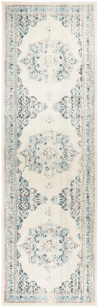 Millenia Runner Rug - White.