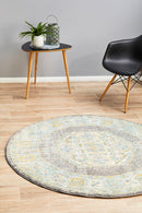 Millenia Round Rug - Grey.