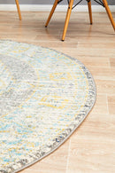 Millenia Round Rug - Grey.