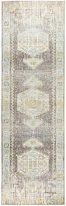 Millenia Runner Rug - Grey.