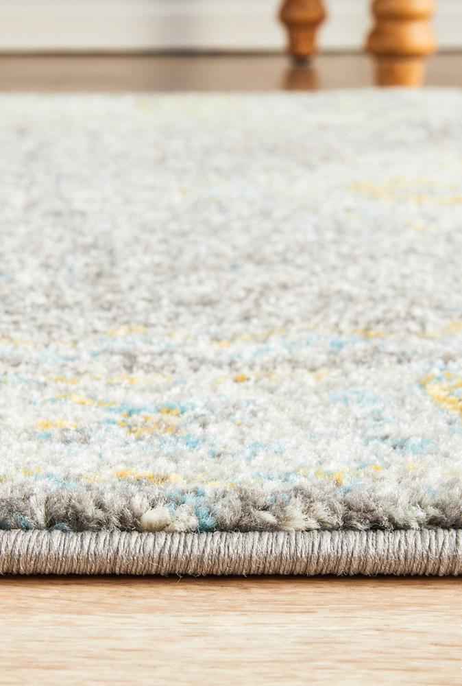 Millenia Runner Rug - Grey.