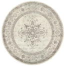 Millenia Round Rug - Silver II.