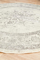 Millenia Round Rug - Silver II.