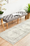 Millenia Runner Rug - Silver II.