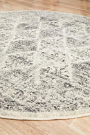 Millenia Round Rug - Grey II.