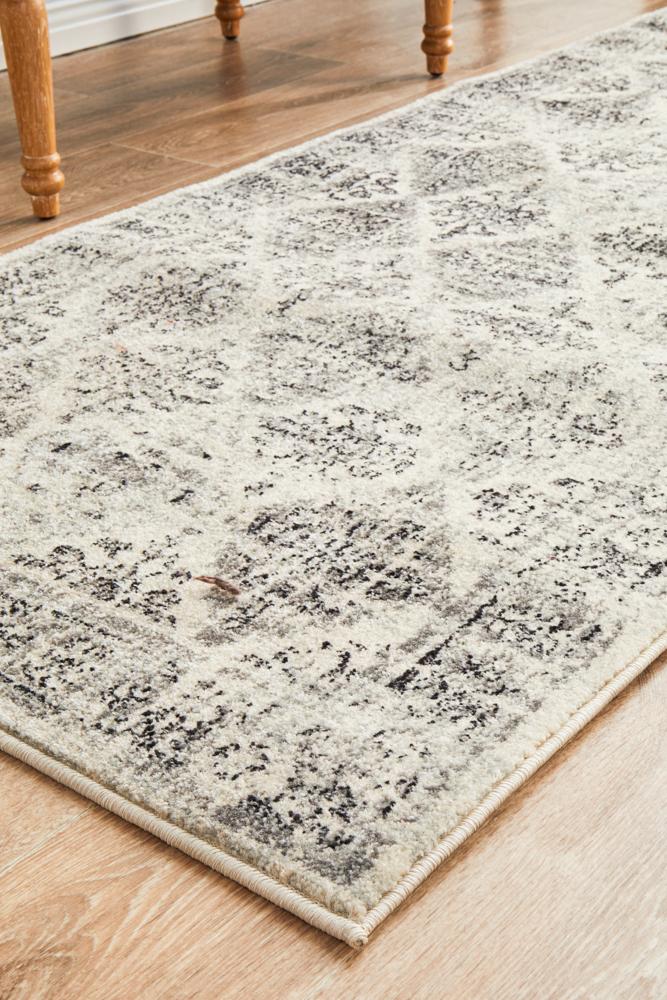 Millenia Runner Rug - Grey II.