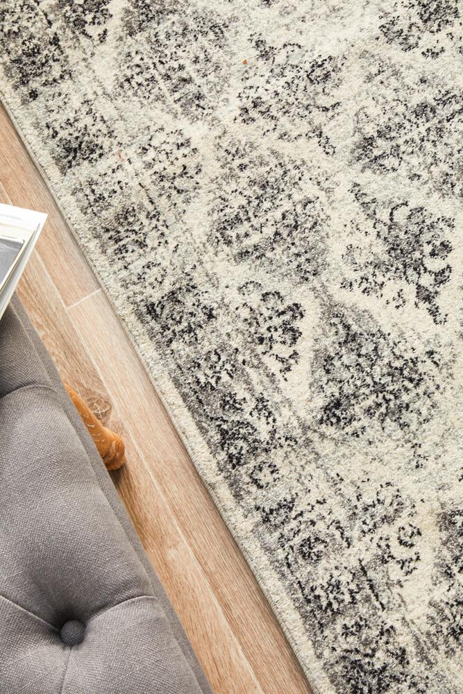 Millenia Runner Rug - Grey II.