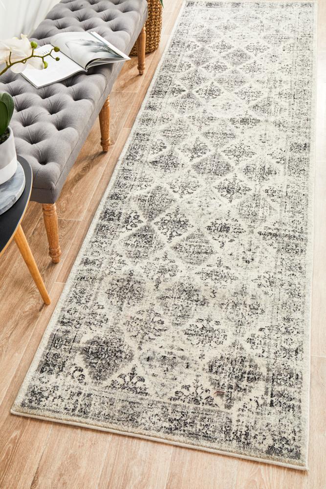 Millenia Runner Rug - Grey II.