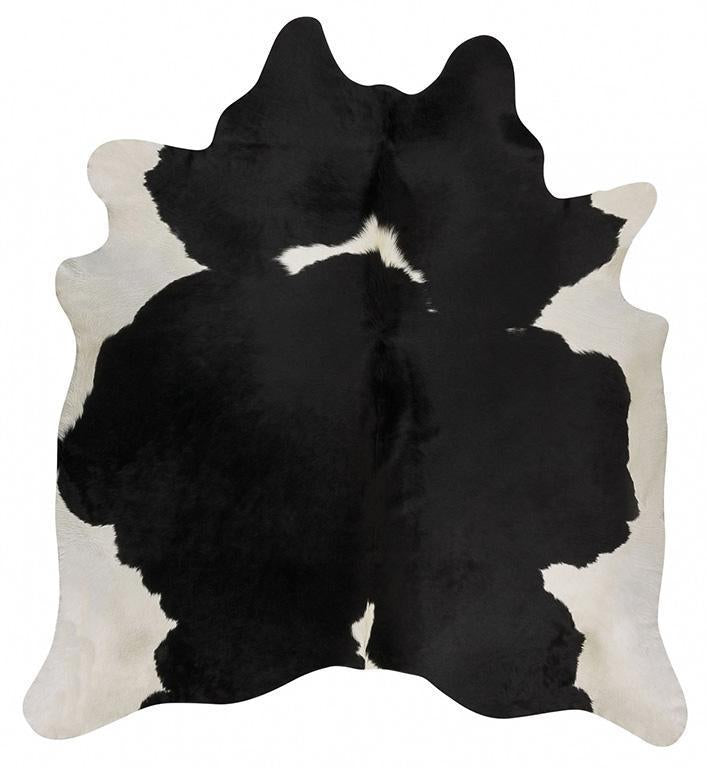 Maasai Cow Hide Black White.