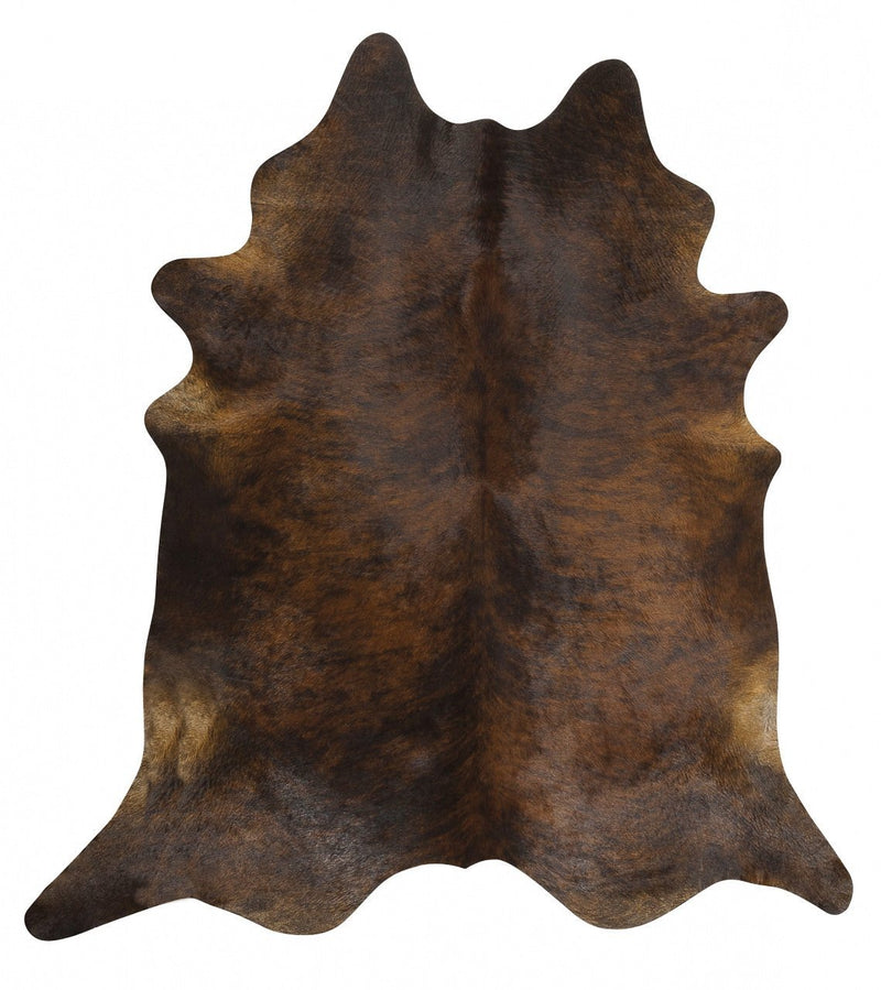 Maasai Cow Hide Dark Brindle.