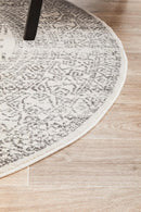 Monochrome Round Rug - Addison.