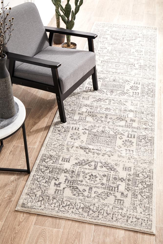Monochrome Runner Rug - Addison.