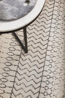 Monochrome Round Rug - Harper.