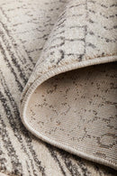 Monochrome Round Rug - Harper.