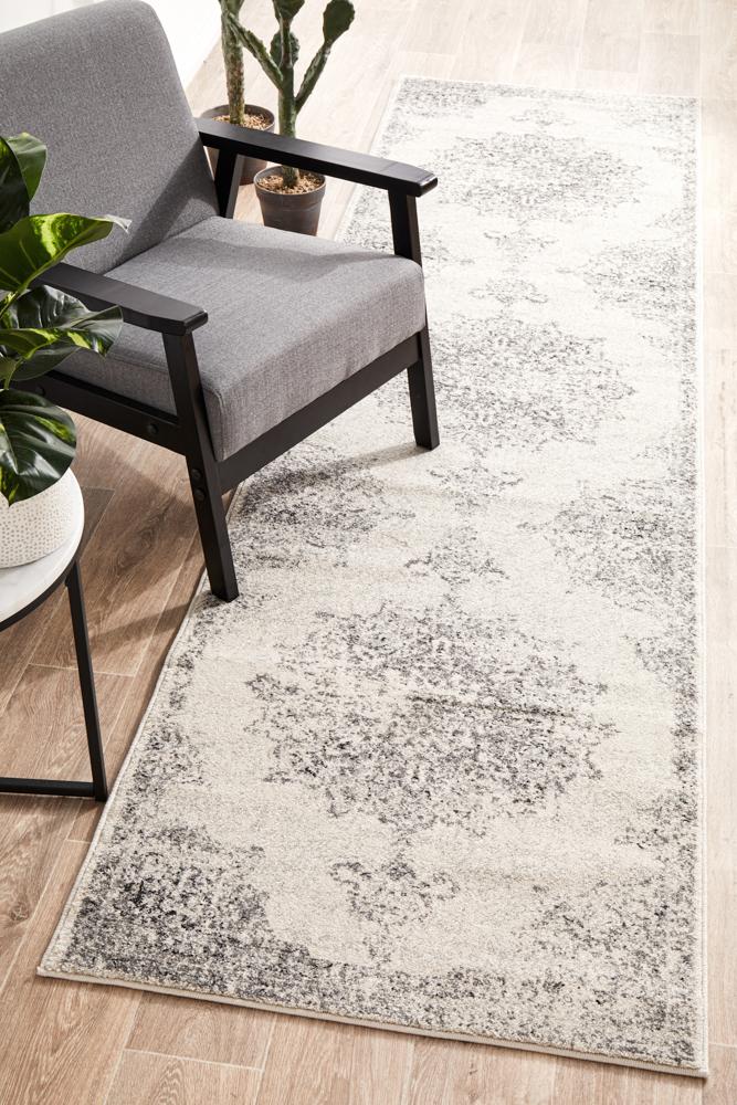 Monochrome Runner Rug - Rita.