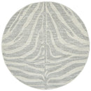 Monochrome Round Rug - Savannah.