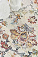 Morocco 0394A Navy Cream Rug.