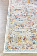 Morocco 0410A Navy Cream Rug.