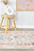 Morocco 0414A Tile Grey Runner Rug.