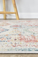 Morocco 0414A Tile Grey Runner Rug.