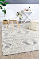 Frontenac Wool Silver Rug.