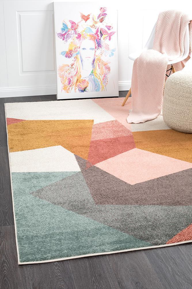 Elements Rug - Teal Fragments.