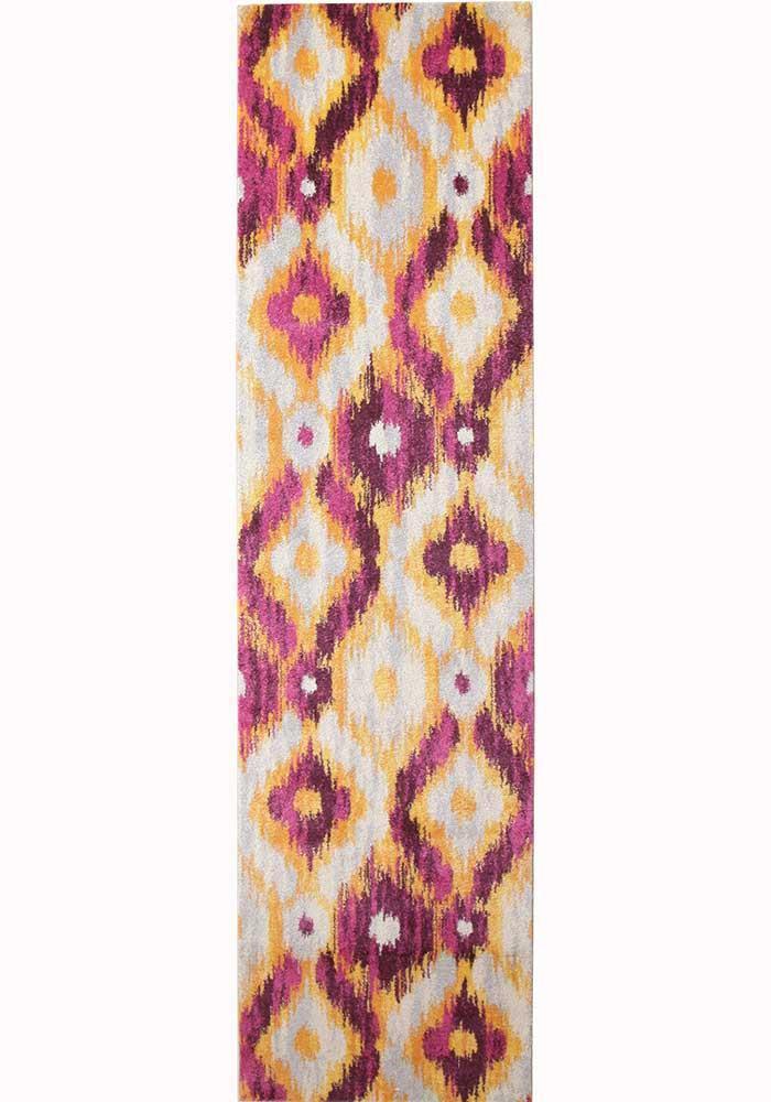 Elements Rug - Aubergine Burst.