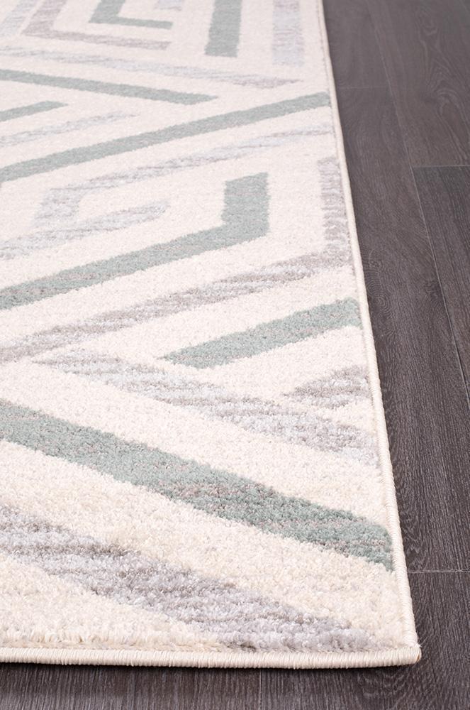 Elements Rug - Teal Link.
