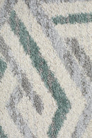 Elements Runner Rug - Teal Link.