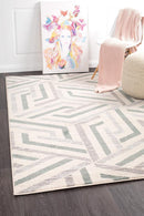 Elements Rug - Teal Link.