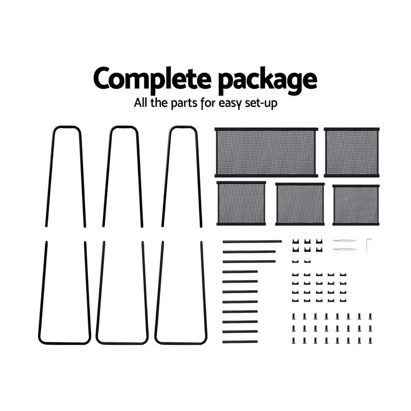 Closet Storage Rack - Black