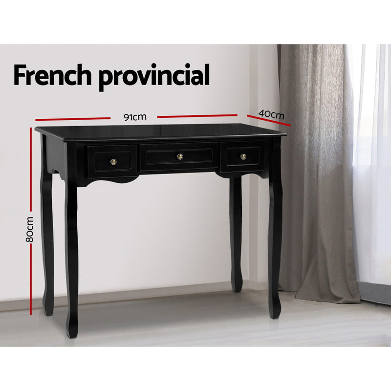 Palestro Console Table - Black