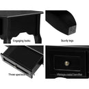 Palestro Console Table - Black