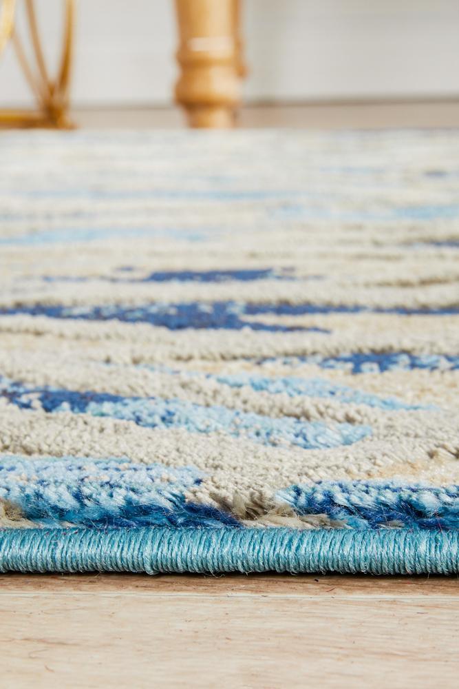 Fantasy Runner Rug - Blue.