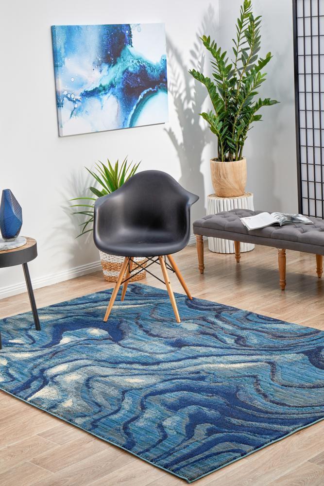 Fantasy Rug - Indigo.