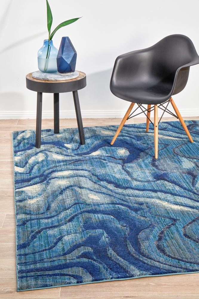Fantasy Rug - Indigo.