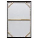 90X120cm Vibes of Vellichor Black Framed Hand Painted Canvas Wall Art