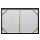 120X80cm Ethereal Enlightenment Champagne Framed Canvas Wall Art