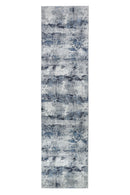 Francis Blue Textured Runner 32667-6258.
